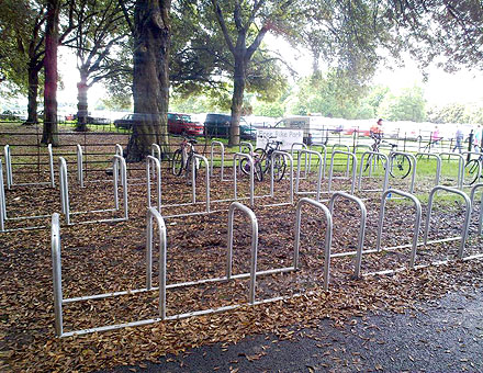 Arba bicycle parking at Bloom Garden festival