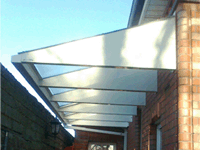 side entrance canopy